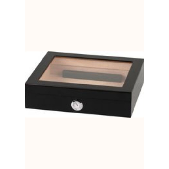 יומידור מכסה זכוכית 20 סיגרים (561076) שחור