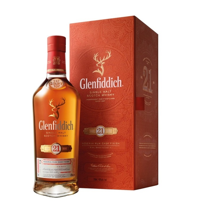 וויסקי סינגל מאלט גלנפידיך 21 שנים