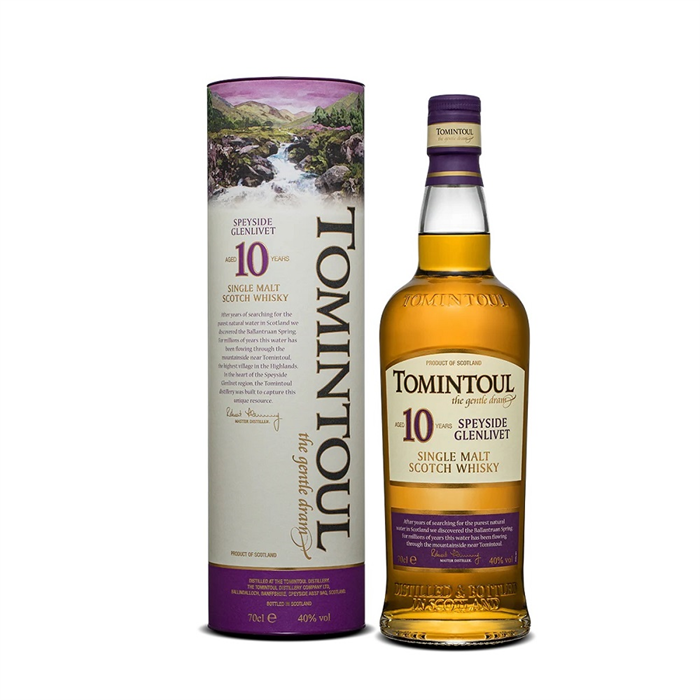 וויסקי טומינטול סינגל מאלט 10 שנים
